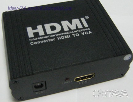 Преобразователь сигнала HDMI в VGA поможет конвертировать сигнал высокой четкост. . фото 1