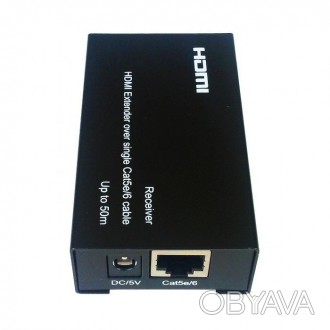 Устройство передачи HDMI по кабелю витая пара 100-120 м HDR-EXN с ИК - медиа-кон. . фото 1