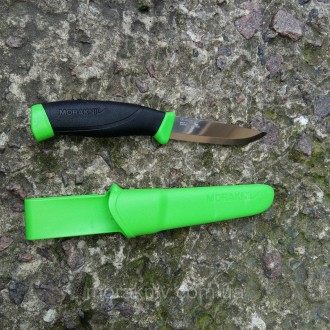Качественный и надёжный туристический нож мора Companion MG Green 12158 изготовл. . фото 6