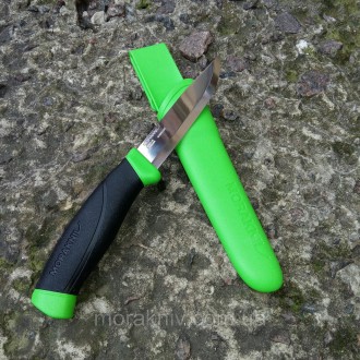 Качественный и надёжный туристический нож мора Companion MG Green 12158 изготовл. . фото 4
