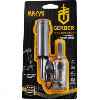 Огниво Gerber Bear Grylls Fire Starter – продукт, который был создан компа. . фото 6