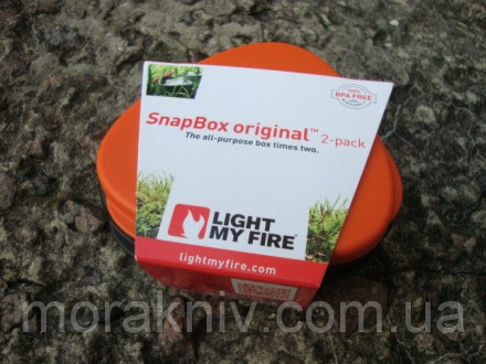 Туристическая посуда Light my fire
​
SnapBox ― набор из двух универсальных герме. . фото 4