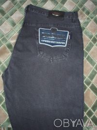 Мужские джинсы TM Mooris jeans, цвет темно-серый, текстура ткани: в рубчик, наш . . фото 2