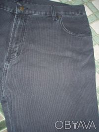 Мужские джинсы TM Mooris jeans, цвет темно-серый, текстура ткани: в рубчик, наш . . фото 3
