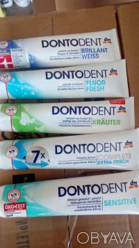 Зубная паста DM в ассортименте, а также более 150 позиций бытовой химий прямиком. . фото 2