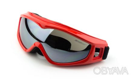 Очки для горнолыжного спорта с зеркальным покрытием.
Линзы из поликарбоната уст. . фото 1