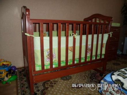 Продам детскую кроватку ВЕРЕС Соня ЛД7 в хорошем состоянии. 
При покупке в пода. . фото 1