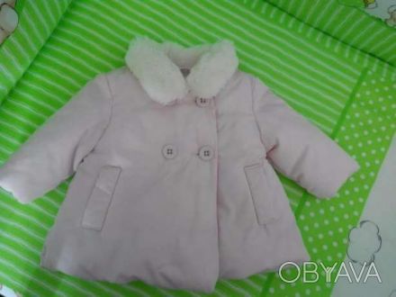 Курточка Next нежно-розового цвета для девочки. Малышка будет в ней как куколка.. . фото 1