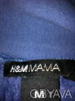 Фирменные брюки - H&M MAMA, из натуральной ткани (лен), длина регулируется внизу. . фото 3