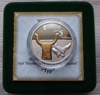 Продам серебряную монету НБУ Тур. Вес 15,51 гр, серебро 925 пробы. В отличном со. . фото 2