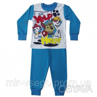 Детские пижама для мальчиков от украинского производителя. Изготовлена из натура. . фото 1