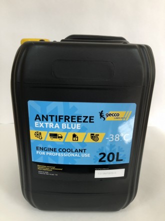 Gecco lube Antifreeze EXTRA BLUE — это готовая к применению охлаждающая жидкость. . фото 2