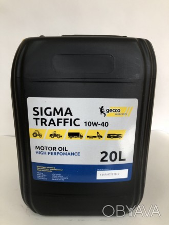 Gecco lubricants Sigma Traffic 10W40 — это высококачественное всесезонное полуси. . фото 1