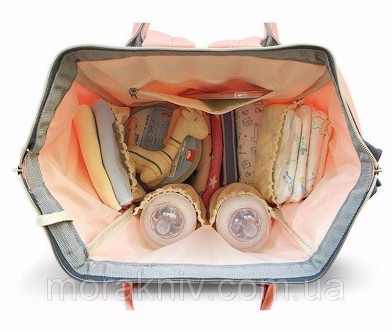 Сумка-рюкзак для мам LeQueen. Очень вместительная и практичная.
Подходит для руч. . фото 8