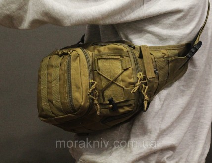 
Сумка штурмовая тактическая ― сумка через плечо. Прочная и портативная, идеальн. . фото 5