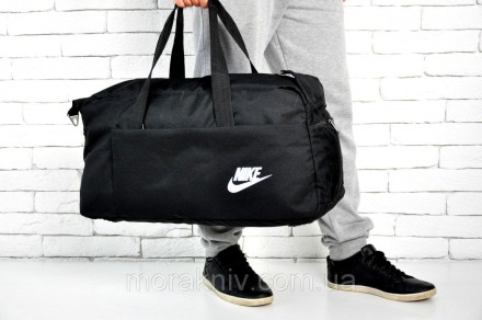 Вместительная сумка Nike для спорта, путешествий.
Цвет: черный
Материал: оксфорд. . фото 10