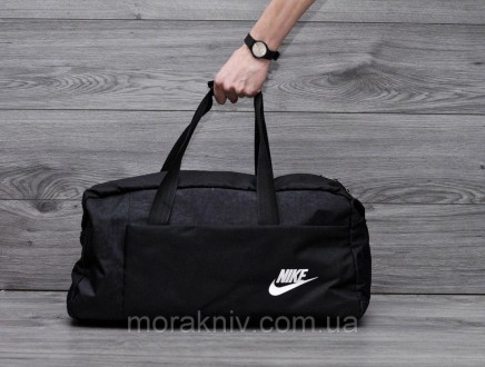 Вместительная сумка Nike для спорта, путешествий.
Цвет: черный
Материал: оксфорд. . фото 9