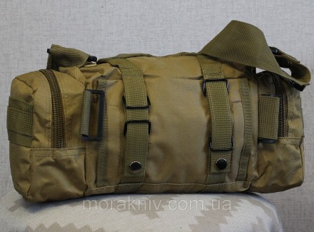 Сумка штурмовая тактическая ― сумка на пояс или через плечо. Прочная и портативн. . фото 9