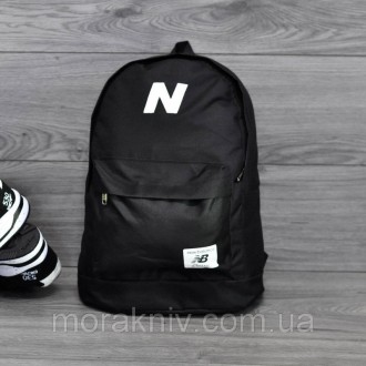 Молодежная модель рюкзаков Нью Бэланс, New Balance. Выполнен в черном цвете. Отл. . фото 2