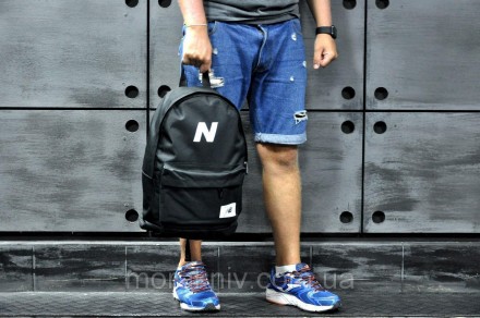 Молодежная модель рюкзаков Нью Бэланс, New Balance. Выполнен в черном цвете. Отл. . фото 10