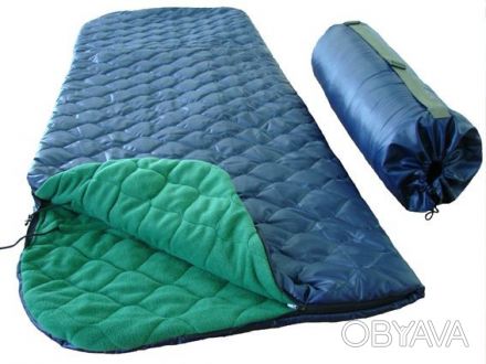 Спальный мешок - одеяло зимний Спальник на молнии, если ее расстегнуть, то получ. . фото 1