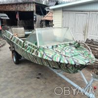 Продам Крым с лафетом, лодка без латок, сделана положительная плавучесть, удобны. . фото 2