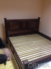 Кровати деревянные из массива дерева: сосна, ольха, дуб, ясен, любых размеров и . . фото 3