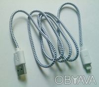 Плетеный USB кабель для iPhone/iPod/iPad кабель (1м) станет вашим верным другом . . фото 9