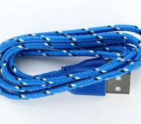 Плетеный USB кабель для iPhone/iPod/iPad кабель (1м) станет вашим верным другом . . фото 6