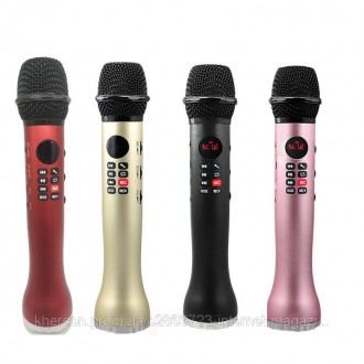 Модель Караоке микрофон MicMagic L-598 имеет micro-USB и AUX разъемы, которые по. . фото 3