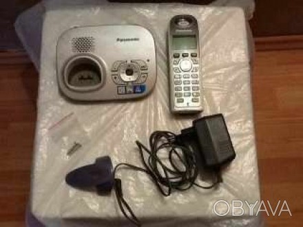 Продаю цифровой беспроводной телефон с автоответчиком Panasonic KX-TG7321, б/у, . . фото 1