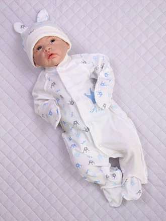 Набор для новорожденных "Принц" - 4 предмета
В комплекте:
- европеленка
- комбин. . фото 4