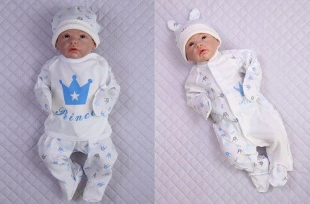 Набор для новорожденных "Принц" - 7 предметов
В комплекте:
- человечек с шапочко. . фото 3