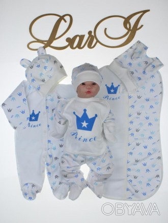 Набор для новорожденных "Принц" - 7 предметов
В комплекте:
- человечек с шапочко. . фото 1