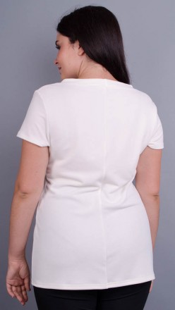 Дона. Жакет+блуза для женщин больших размеров.
Цвет: молоко
Материал: плательный. . фото 8
