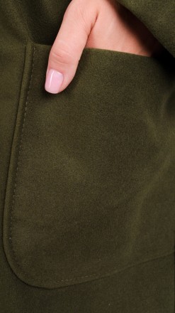 Сарена. Женское пальто-кардиган больших размеров.
Цвет: олива
Материал: кашемир
. . фото 7