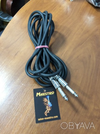 Необычайно крутой и износоустойчивый пятиметровый кабель для электро и бас-гитар. . фото 1