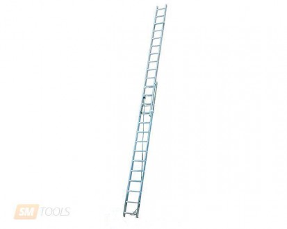  Лестница Corda KRAUSE (с тросом) двухсекционная по 14 ступеней:
лестница оборуд. . фото 4