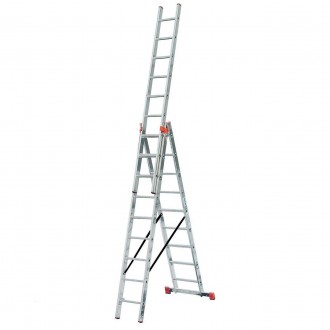 Трехсекционная лестница серии KRAUSE Tribilo 3х12 - лидер продаж в своем сегмент. . фото 3