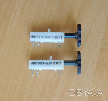 Резистор РП1-53М 0,25Вт 22кОм±20% - Резистор многооборотный с прямолинейным пере. . фото 1