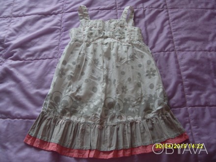 Продам гарненьке літнє бавовняне платтячко на дівчинку віком 4-6 рочків. Вигляда. . фото 1