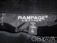 Юбочка из натуральной кожи (замши) бренда RAMPAGE , миди, размер L. Привезена из. . фото 4