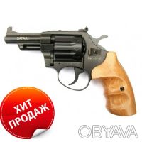 Вороненый револьвер с буковой рукоятью Safari РФ-431М предназначен для спортивно. . фото 2