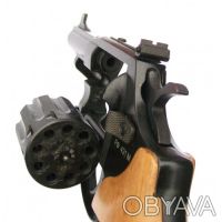 Вороненый револьвер с буковой рукоятью Safari РФ-431М предназначен для спортивно. . фото 4