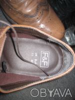 Брендовые туфли фирмы F F,одевались пару раз,кожанные,сделано в Индии,порывов не. . фото 6