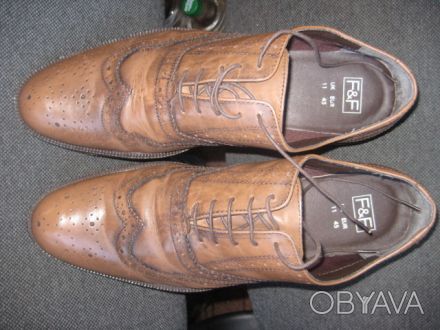 Брендовые туфли фирмы F F,одевались пару раз,кожанные,сделано в Индии,порывов не. . фото 1