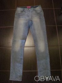 Gродам джинсы skinny, голубые, б/у, в отличном состоянии, без дырок и пятен, пос. . фото 2