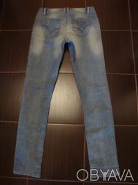 Gродам джинсы skinny, голубые, б/у, в отличном состоянии, без дырок и пятен, пос. . фото 4