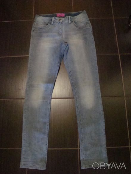 Gродам джинсы skinny, голубые, б/у, в отличном состоянии, без дырок и пятен, пос. . фото 1