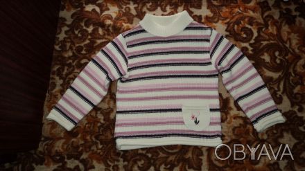 Продам вязаный свитер для девочки от 3 до 5 лет. Свитер с небольшой стоечкой, ше. . фото 1